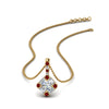 Load image into Gallery viewer, halo-baguette-with-round-diamond-pendant-with-ruby-in-FDPD242GRUDR-NL-YG