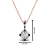 Load image into Gallery viewer, halo-baguette-with-round-pendant-with-black-diamond-in-FDPD242GBLACK-NL-RG