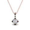 Load image into Gallery viewer, halo-baguette-with-round-pendant-with-black-diamond-in-FDPD242GBLACK-NL-RG
