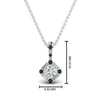 Load image into Gallery viewer, halo-baguette-with-round-pendant-with-black-diamond-in-FDPD242GBLACK-NL-WG