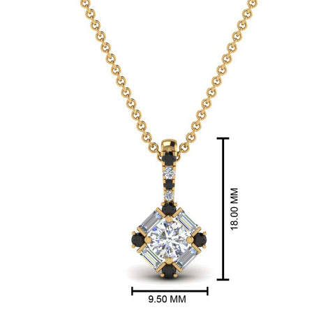 halo-baguette-with-round-pendant-with-black-diamond-in-FDPD242GBLACK-NL-YG