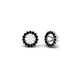 Load image into Gallery viewer, halo-black-diamond-jacket-earring-for-1-carat-studs-in-white-gold-fdear11307gblackangle1-1.00ct-nl-wg
