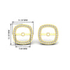 Load image into Gallery viewer, halo-cushion-frame-jacket-for-4-carat-diamond-stud-yellow-gold-fdear11504angle2-4.00ct-nl-yg-hw.jpg?v=1762770278