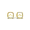 Load image into Gallery viewer, halo-cushion-frame-jacket-for-diamond-stud-in-yellow-gold-fd-ear11504angle2-nl-yg.jpg?v=1762769798