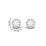 Load image into Gallery viewer, halo-diamond-jacket-earring-for-1-carat-studs-in-white-gold-fdear11307angle2-1.00ct-nl-wg-hw
