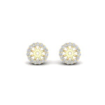 Load image into Gallery viewer, halo-diamond-jacket-earring-for-1-carat-studs-in-yellow-gold-fdear11307angle2-1.00ct-nl-yg
