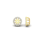 Load image into Gallery viewer, halo-diamond-jacket-earring-for-1-carat-studs-in-yellow-gold-fdear11307angle4-1.00ct-nl-yg
