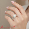 Load image into Gallery viewer, halo-diamond-wedding-ring-set-yellow-gold-fdens9957-model