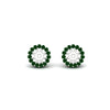 Load image into Gallery viewer, halo-emerald-jacket-earring-for-1-carat-studs-in-white-gold-fdear11307gemgrangle2-1.00ct-nl-wg
