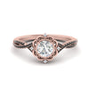 Load image into Gallery viewer, halo-filigree-twisted-black-diamond-engagement-ring-in-FD124061RORGBLACKANGLE3-NL-RG