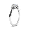 Load image into Gallery viewer, halo-filigree-twisted-black-diamond-engagement-ring-in-FD124061RORGBLACKANGLE3-NL-WG