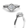 Load image into Gallery viewer, halo-filigree-twisted-black-diamond-engagement-ring-in-FD124061RORGBLACKANGLE3-NL-WG