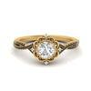Load image into Gallery viewer, halo-filigree-twisted-black-diamond-engagement-ring-in-FD124061RORGBLACKANGLE3-NL-YG
