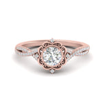 Load image into Gallery viewer, halo-filigree-twisted-diamond-engagement-ring-in-FD124061RORANGLE3-NL-RG

