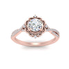 Load image into Gallery viewer, halo-filigree-twisted-diamond-engagement-ring-in-FD124061RORANGLE3-NL-RG