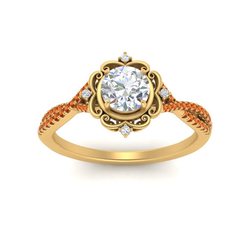 halo-filigree-twisted-orange-sapphire-engagement-ring-in-FD124061RORGSAORANGLE3-NL-YG