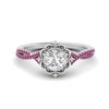 Load image into Gallery viewer, halo-filigree-twisted-pink-sapphire-engagement-ring-in-FD124061RORGSADRPIANGLE3-NL-WG