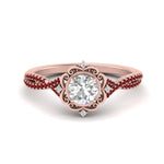 Load image into Gallery viewer, halo-filigree-twisted-ruby-engagement-ring-in-FD124061RORGRUDRANGLE3-NL-RG
