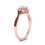 Load image into Gallery viewer, halo-filigree-twisted-ruby-engagement-ring-in-FD124061RORGRUDRANGLE3-NL-RG
