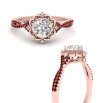 Load image into Gallery viewer, halo-filigree-twisted-ruby-engagement-ring-in-FD124061RORGRUDRANGLE3-NL-RG
