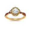 Load image into Gallery viewer, halo-filigree-twisted-ruby-engagement-ring-in-FD124061RORGRUDRANGLE3-NL-YG