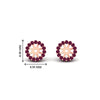 Load image into Gallery viewer, halo-pink-sapphire-jacket-earring-for-1-carat-studs-in-rose-gold-fdear11307gsadrpiangle2-1.00ct-nl-rg-hw