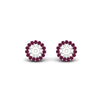 Load image into Gallery viewer, halo-pink-sapphire-jacket-earring-for-1-carat-studs-in-white-gold-fdear11307gsadrpiangle2-1.00ct-nl-wg