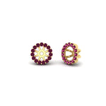 Load image into Gallery viewer, halo-pink-sapphire-jacket-earring-for-1-carat-studs-in-yellow-gold-fdear11307gsadrpiangle1-1.00ct-nl-yg

