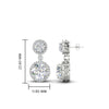Load image into Gallery viewer, halo-round-diamond-two-stone-drop-earrings-in-white-gold-FD-EAR11203-NL-WG