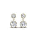 Thumbnail 14 - halo-round-diamond-two-stone-drop-earrings-in-yellow-gold-FD-EAR11203-NL-YG