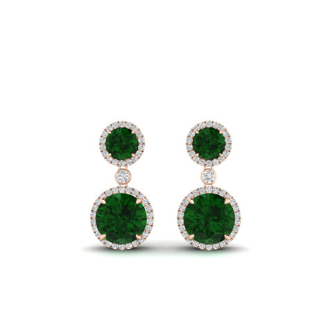 halo-round-emerald-two-stone-drop-earrings-in-rose-gold-FD-EAR11203GEMGR-NL-RG