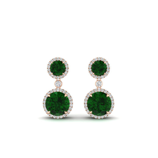 halo-round-emerald-two-stone-drop-earrings-in-rose-gold-FD-EAR11203GEMGR-NL-RG
