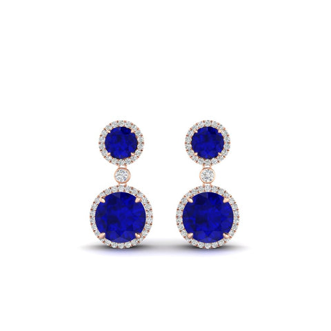 halo-round-sapphire-two-stone-drop-earrings-in-rose-gold-FD-EAR11203GSABL-NL-RG