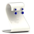 Thumbnail 20 - halo-round-sapphire-two-stone-drop-earrings-in-white-gold-FD-EAR11203GSABL-NL-WG