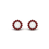 Load image into Gallery viewer, halo-ruby-jacket-earring-for-1-carat-studs-in-white-gold-fdear11307grudrangle2-1.00ct-nl-wg