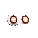 Load image into Gallery viewer, halo-ruby-jacket-earring-for-1-carat-studs-in-yellow-gold-fdear11307grudrangle2-1.00ct-nl-yg-hw
