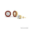 Load image into Gallery viewer, halo-ruby-jacket-earring-for-1-carat-studs-in-yellow-gold-fdear11307grudrangle3-1.00ct-nl-yg