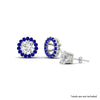 Load image into Gallery viewer, halo-sapphire-jacket-earring-for-1-carat-studs-in-white-gold-fdear11307gsablangle3-1.00ct-nl-wg
