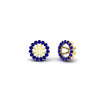 Load image into Gallery viewer, halo-sapphire-jacket-earring-for-1-carat-studs-in-yellow-gold-fdear11307gsablangle1-1.00ct-nl-yg