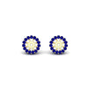 Load image into Gallery viewer, halo-sapphire-jacket-earring-for-1-carat-studs-in-yellow-gold-fdear11307gsablangle2-1.00ct-nl-yg
