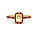 Load image into Gallery viewer, halo-semi-mount-engagement-ring-with-ruby-in-yellow-gold-FD9710SMRGRUDR-NL-YG-B1.jpg