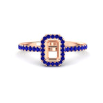Load image into Gallery viewer, halo-semi-mount-engagement-ring-with-sapphire-in-rose-gold-FD9710SMRGSABL-NL-RG-B1.jpg