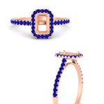 Load image into Gallery viewer, halo-semi-mount-engagement-ring-with-sapphire-in-rose-gold-FD9710SMRGSABL-NL-RG-B1.jpg