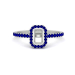 Load image into Gallery viewer, halo-semi-mount-engagement-ring-with-sapphire-in-white-gold-FD9710SMRGSABL-NL-WG-B1.jpg