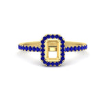 Load image into Gallery viewer, halo-semi-mount-engagement-ring-with-sapphire-in-yellow-gold-FD9710SMRGSABL-NL-YG-B1.jpg