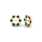 Load image into Gallery viewer, halo-style-earring-emerald-jackets-for-3-carat-in-rose-gold-fdear818gemgrangle1-3.00ct-nl-rg?v=1764136991
