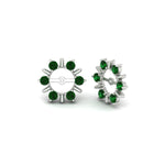 Load image into Gallery viewer, halo-style-earring-emerald-jackets-for-3-carat-in-white-gold-fdear818gemgrangle1-3.00ct-nl-wg?v=1764136991
