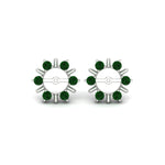 Load image into Gallery viewer, halo-style-earring-emerald-jackets-for-3-carat-in-white-gold-fdear818gemgrangle2-3.00ct-nl-wg?v=1764139230
