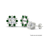 Load image into Gallery viewer, halo-style-earring-emerald-jackets-for-3-carat-in-white-gold-fdear818gemgrangle3-3.00ct-nl-wg?v=1764136991
