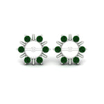Load image into Gallery viewer, halo-style-earring-emerald-jackets-for-4-carat-in-white-gold-fdear818gemgrangle2-4.00ct-nl-wg?v=1764140472
